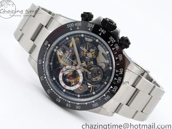 Bracelet Edition SONIC Daytona SS Bezel Skeleton Skeleton Best SA4130 Dial on Ceramic Oyster 0127